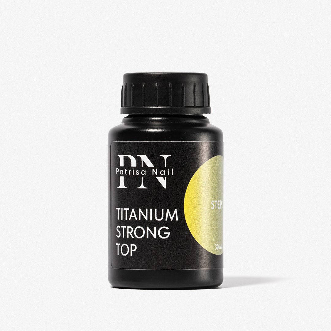 Titanium Strong Тоp PN топ для гель-лака без липкого слоя, средняя вязкость 30 мл