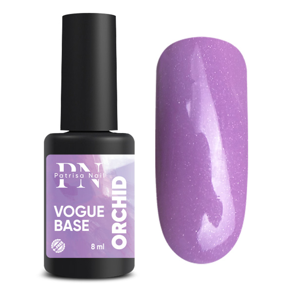 VOGUE base PN Orchid лиловая база с микроблеском 8 мл