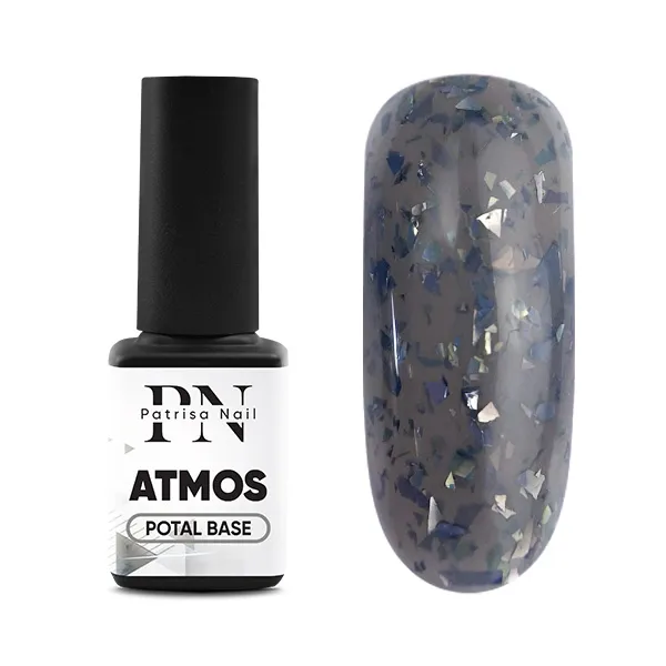 POTAL Atmos base PN каучуковая серая база с чёрной поталью 12 мл