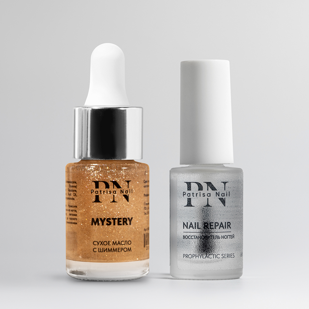Набор уход Nail Shine Set (Nail Repair,  Mystery Oil) PN