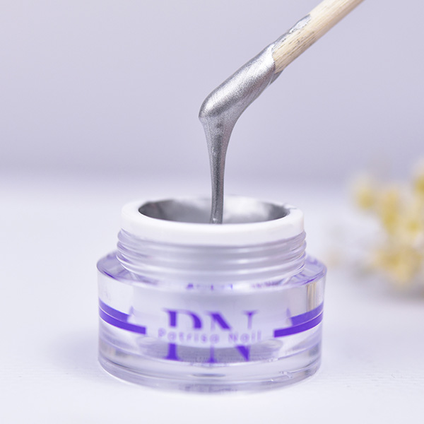 Гель-краска серебро №T3 PN стемпинг, аэропуффинг, китайская роспись, 5 гр