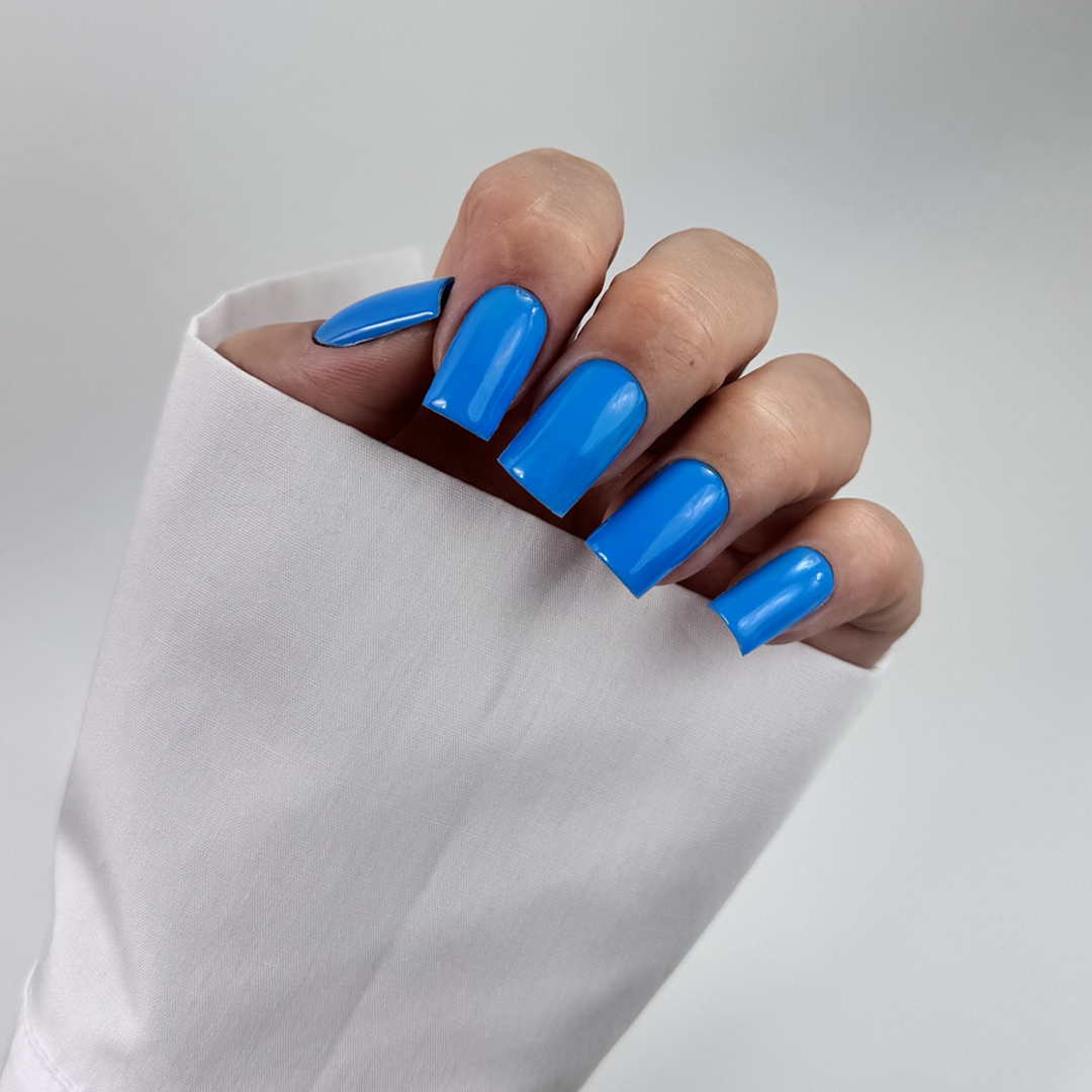 Гель-лак Axios Gel PN №163 синяя тональность, 8 мл