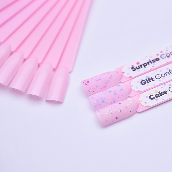 Дисплей PN розовый веерный на кольце 50 шт