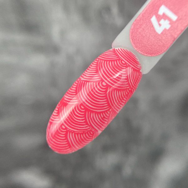 Лак для стемпинга "Tramp Stamp" PN №41 коралловый 8 мл