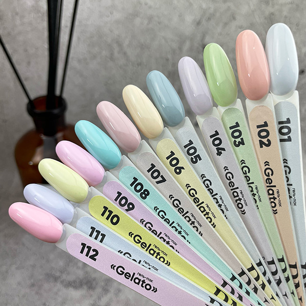 Наклейки на типсы для коллекции "Gelato"