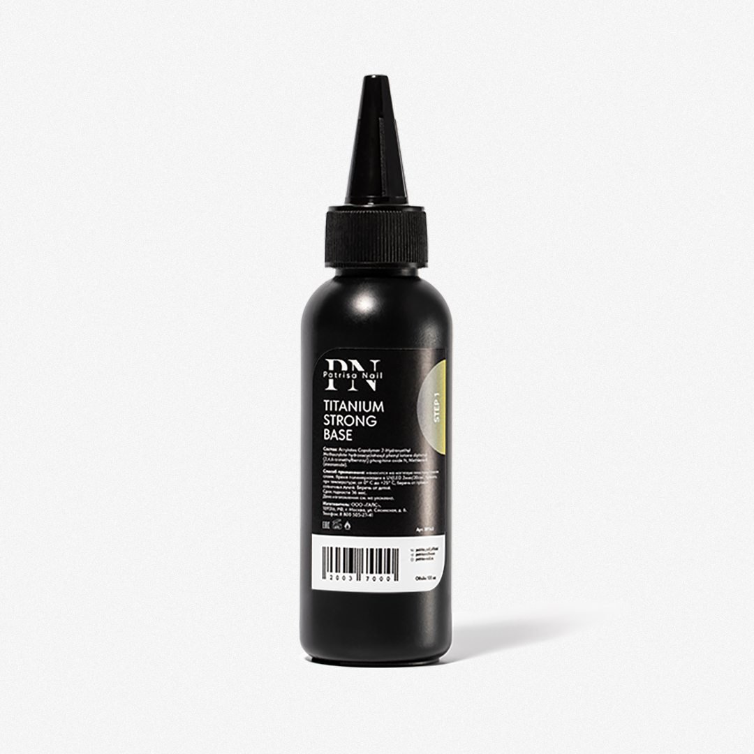Titanium Strong Base PN база для гель-лака, средняя вязкость 100 мл