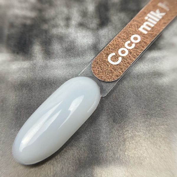 Coco milk base PN каучуковая база для гель-лака, белая 8 мл
