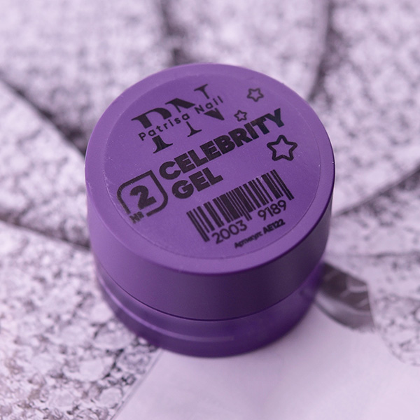 CELEBRITY GEL №2  PN гель для дизайна 5 гр