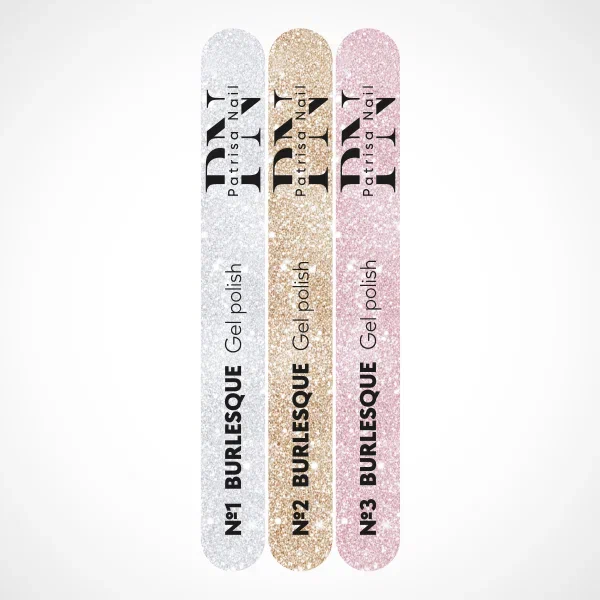 Наклейки на типсы для коллекции гель-лаков "Burlesque"