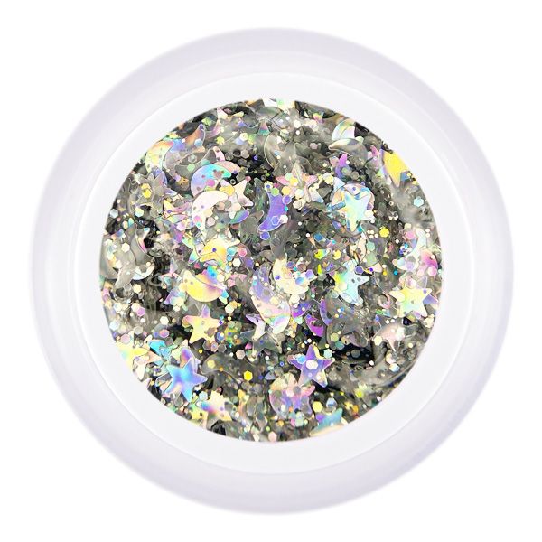 Гель для дизайна с глиттером GALAXY GEL  PN Lunar 5гр