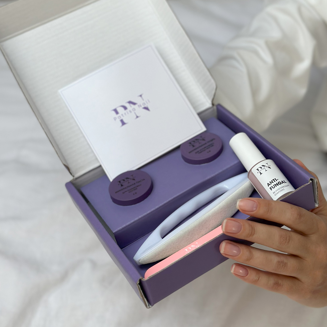 Набор для ламинирования ногтей PN "Японский маникюр" № 9 с лаком  ВВ Антифунгал 