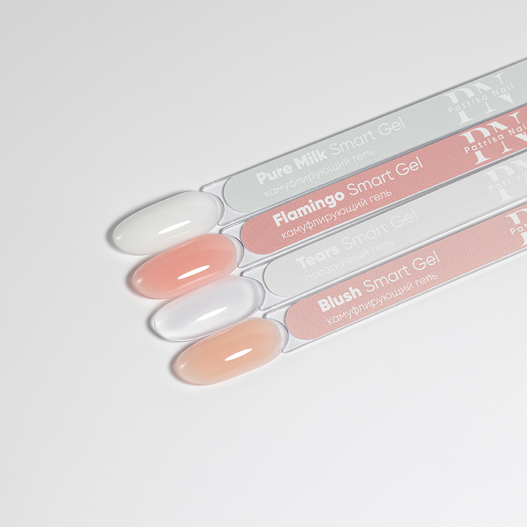 Набор Smart gel Set 1 (pure milk, flamingo, tears, blush) 15гр