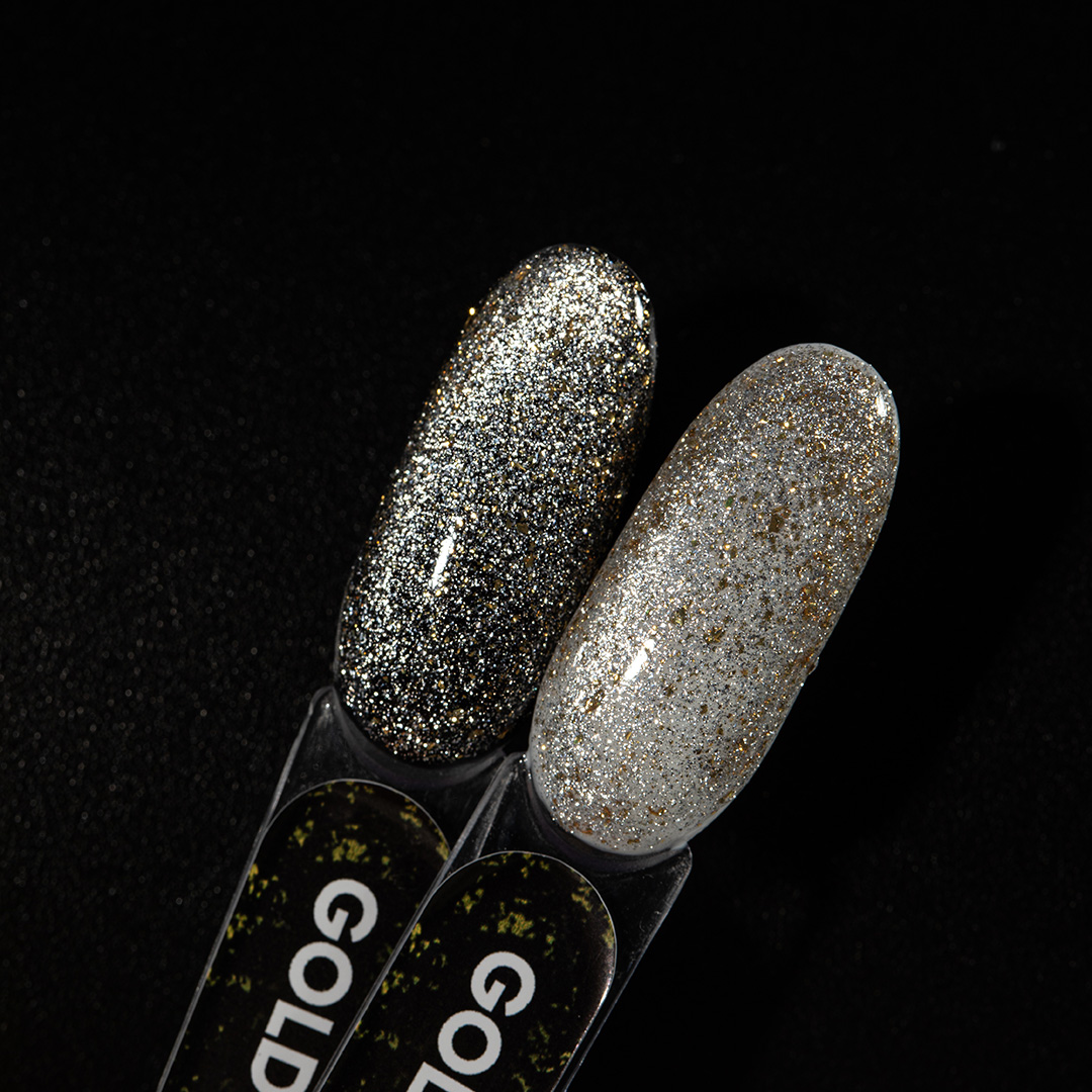 Набор топов Cat Shine Top silver&gold PN 8 мл.