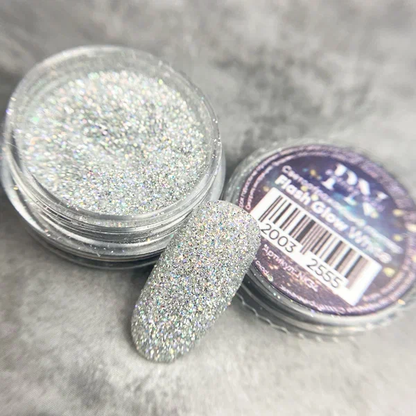 Светоотражающий глиттер PN Flash Glow White