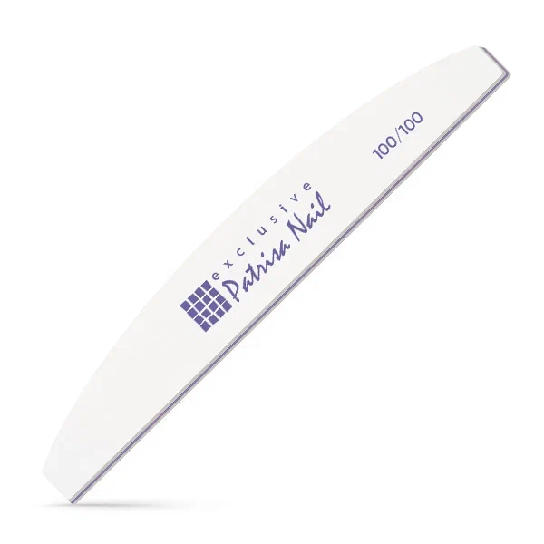 Пилка белая луна 100/100  в индивидуал. упак. 1 шт