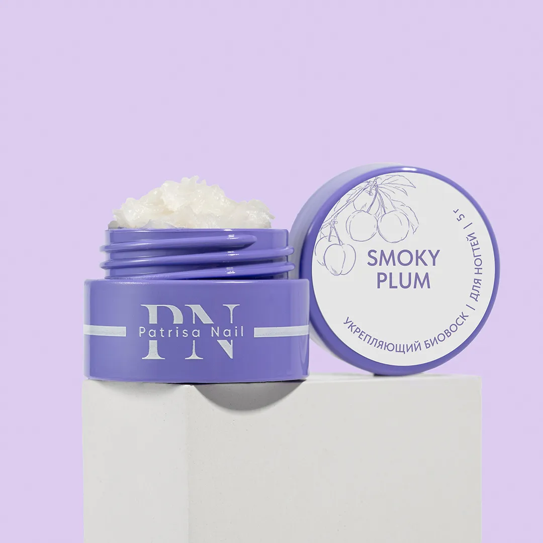 Укрепляющий биовоск для ногтей Smoky Plum PN, 5 г