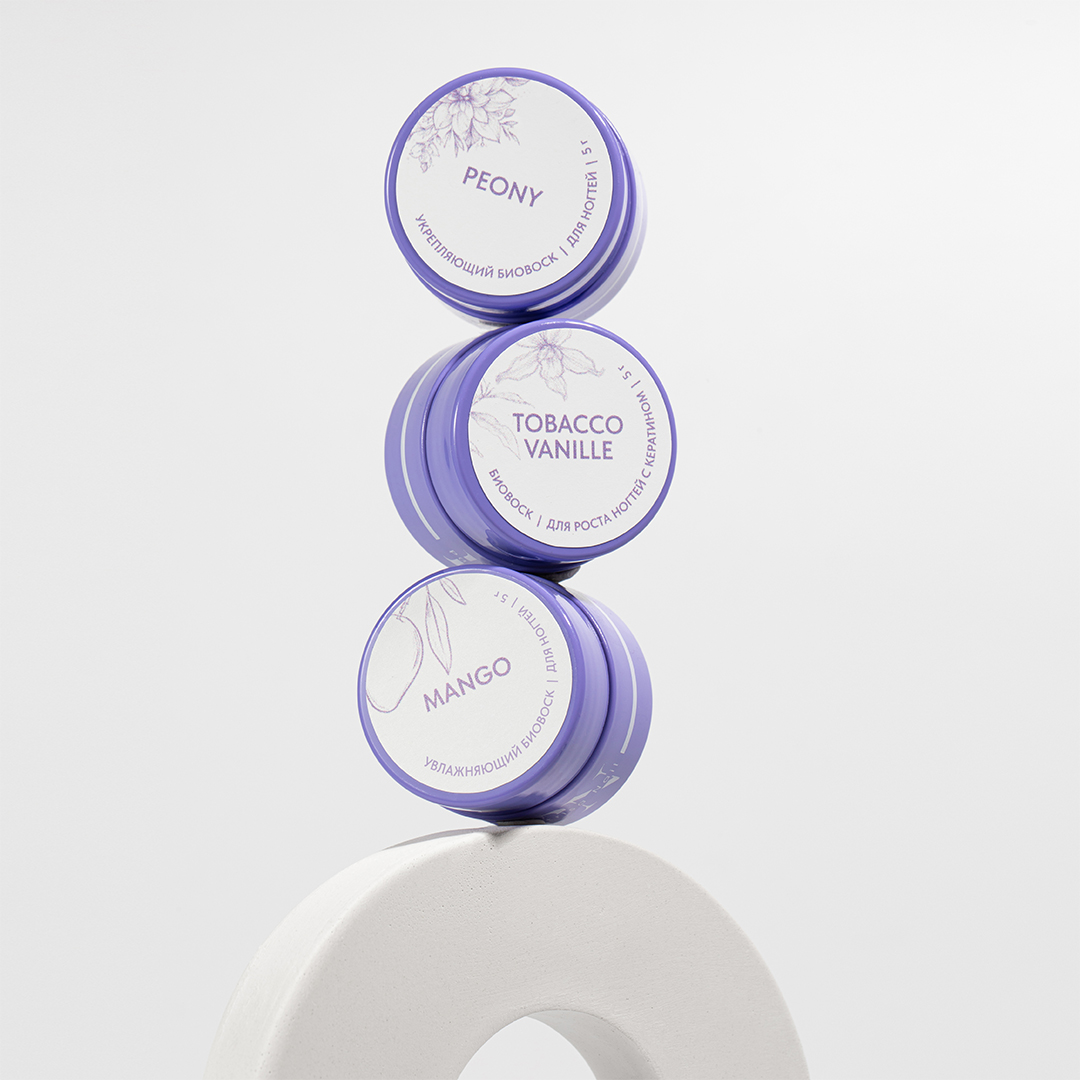 PN Набор биовосков “Peony,  Mango, Tobacco Vanille”, 5 г,  3 шт