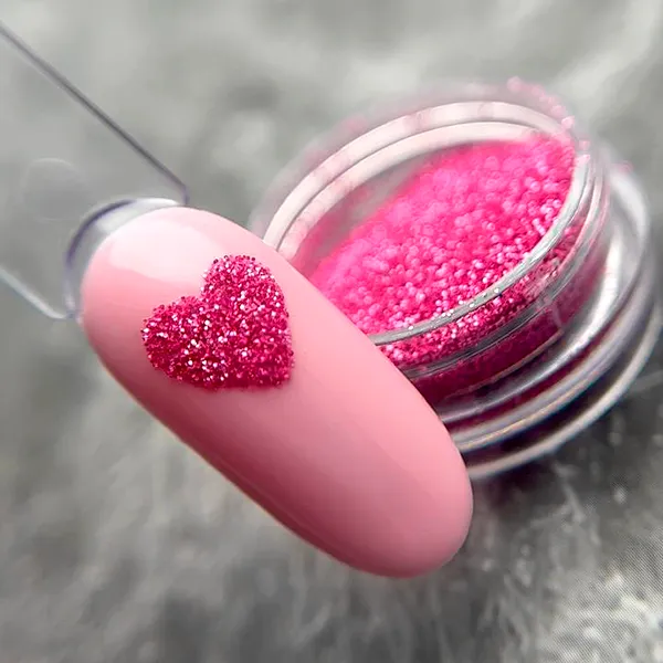 Глиттер-пудра PN Меланж ML3  матовый розовый 5 гр