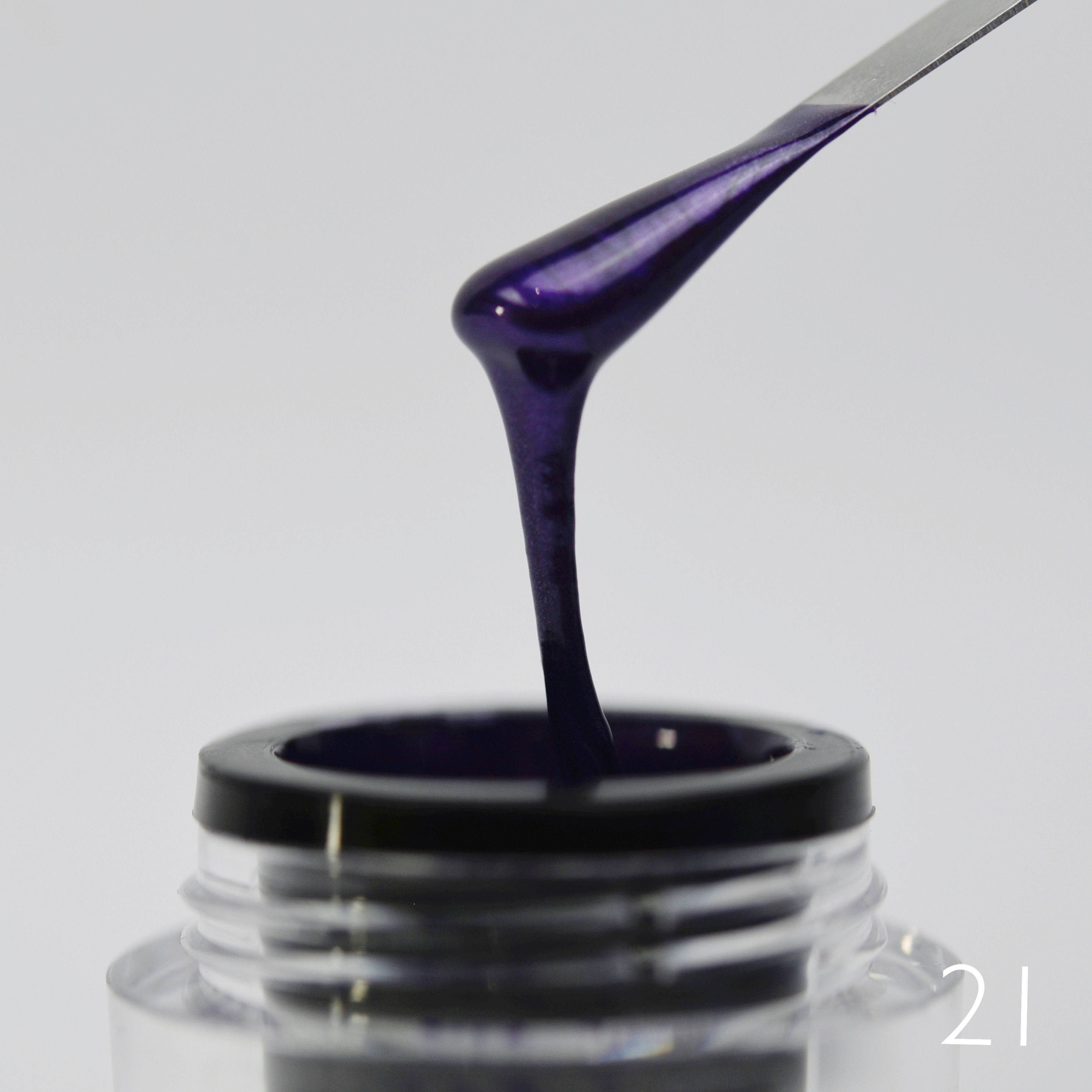 Гель-краска №21 PN фиолетовая 5 гр