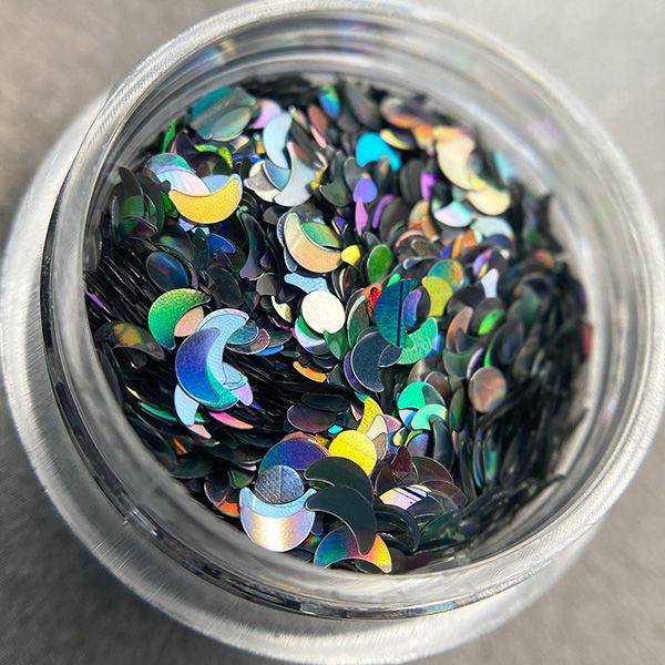 Камифубуки PN К117 "Луны и кружочки" зеркальная голография