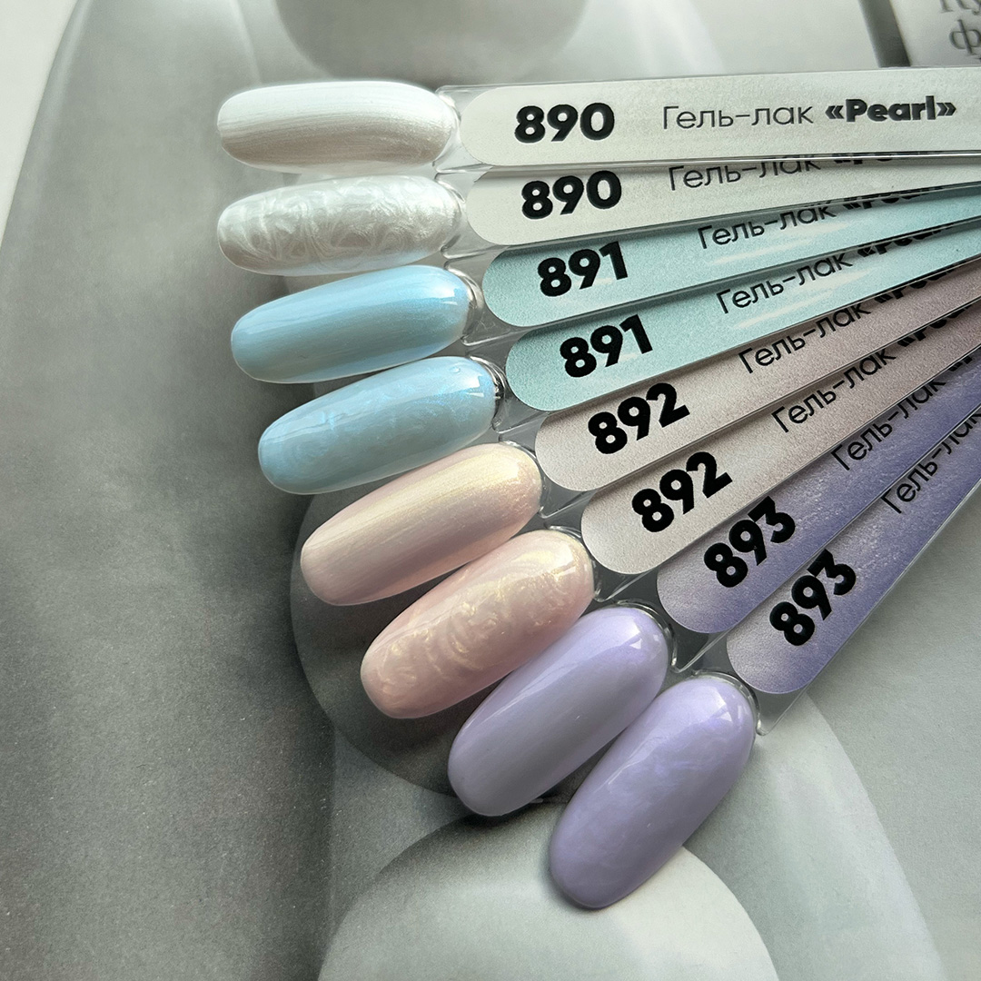 Наклейки на типсы для коллекции "Pearl" (890-893)