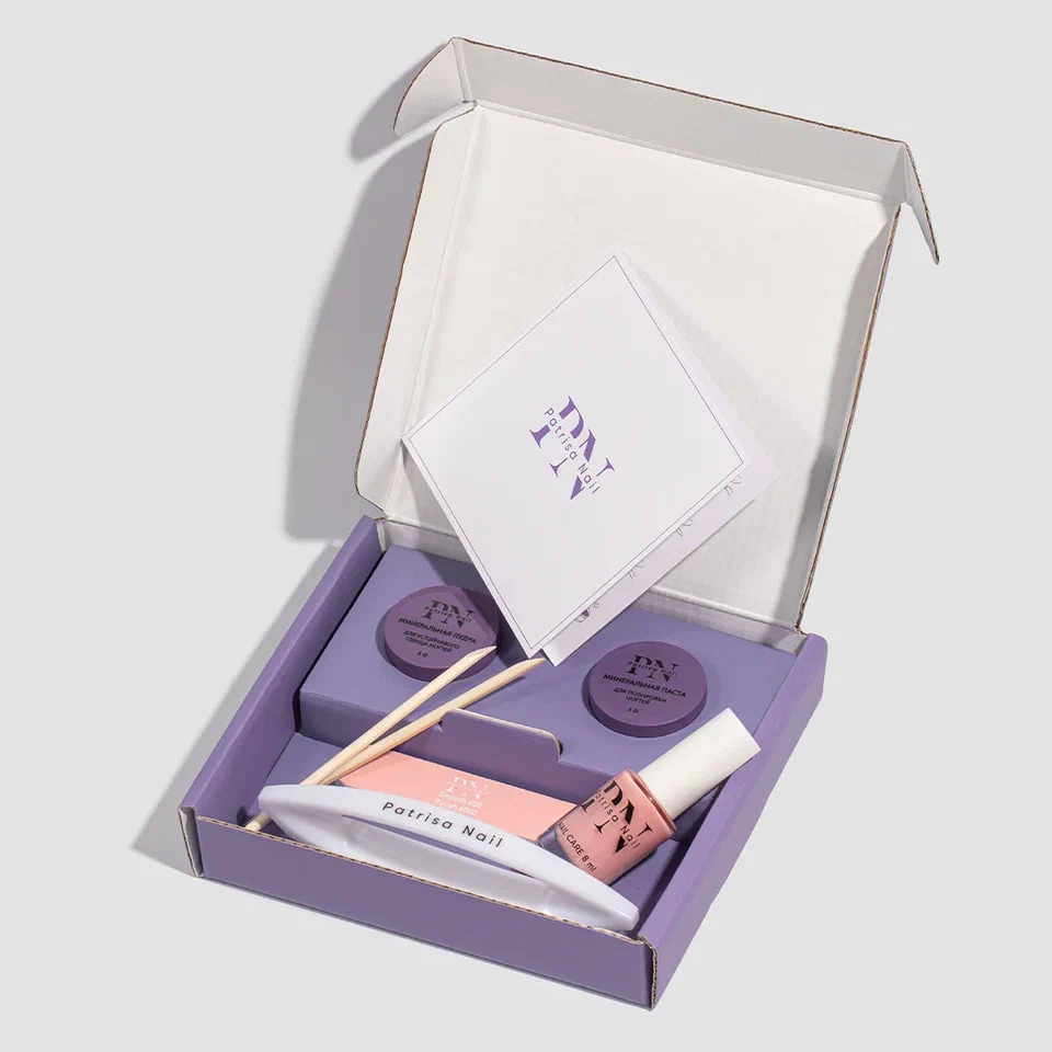 Набор для ламинирования ногтей PN "Японский маникюр" №5 с лаком SOS-формула