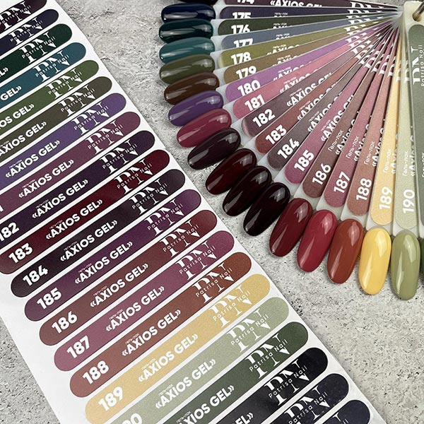 Наклейки на типсы для коллекции "Axios gel"
