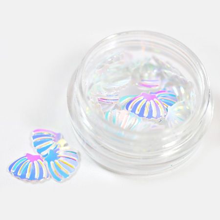 Камифубуки фигурные PN 3D Ракушка №К83 (голубой опал)