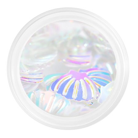 Камифубуки фигурные PN 3D Ракушка №К83 (голубой опал)