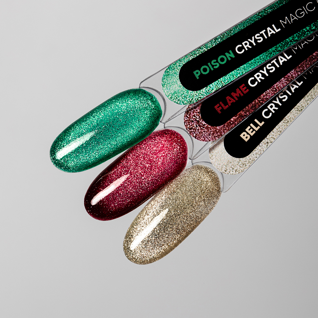 Набор гель-лаков Magic cat Crystal Xmas Party PN ( Bell, Poison, Flame) 8 мл.