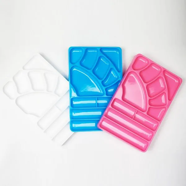 Палитра для смешивания PN, пластиковая 80*120мм, в ассортименте