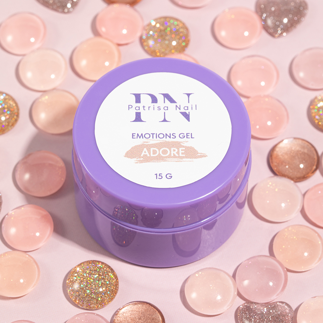 Emotions Gel Adore PN гель с шиммером, 15гр