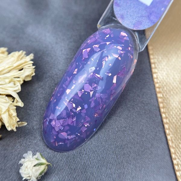 POTAL Lady base PN каучуковая фиолетовая база с лиловой поталью 16 мл