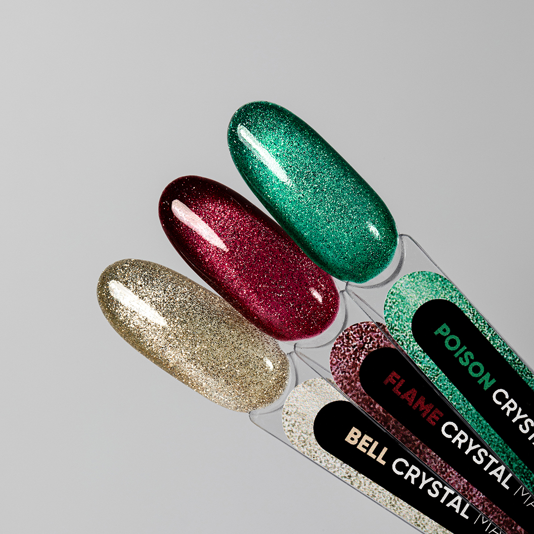 Набор гель-лаков Magic cat Crystal Xmas Party PN ( Bell, Poison, Flame) 8 мл.