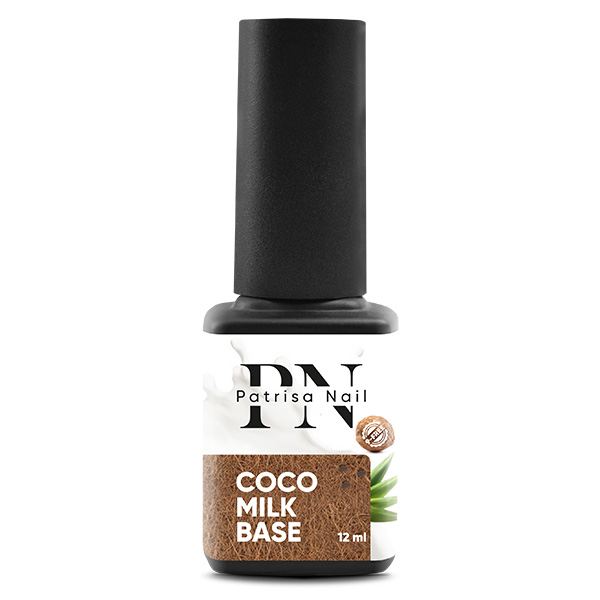 Coco milk base PN каучуковая база для гель-лака, белая 12 мл