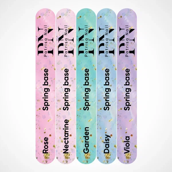 Наклейки на типсы для коллекции баз "Spring base "