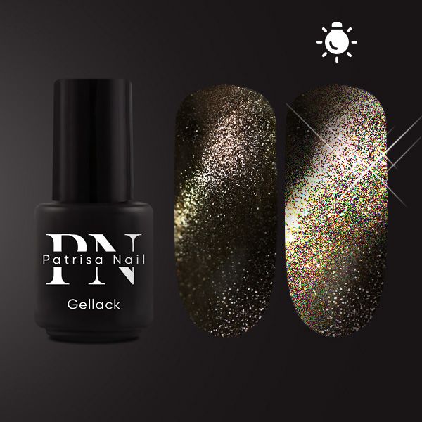 Гель-лак Wild Night Flash Magnetic PN горький шоколад 3,5 мл