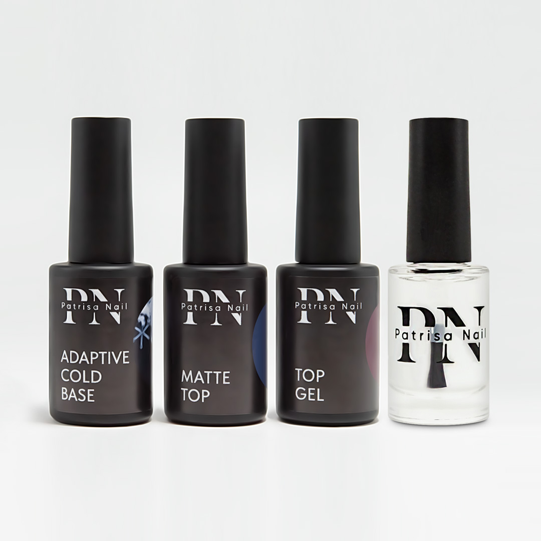 НАБОР База Adaptive Cold + Matte Top + Top Gel + Праймер 8 мл