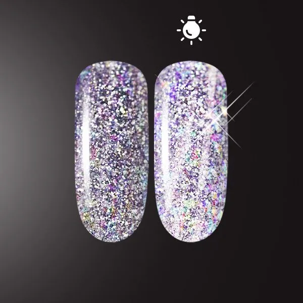 Светоотражающий глиттер PN Flash Glow Lilac
