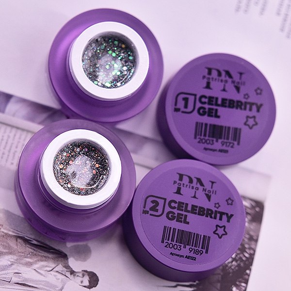 CELEBRITY GEL №1  PN гель для дизайна 5 гр