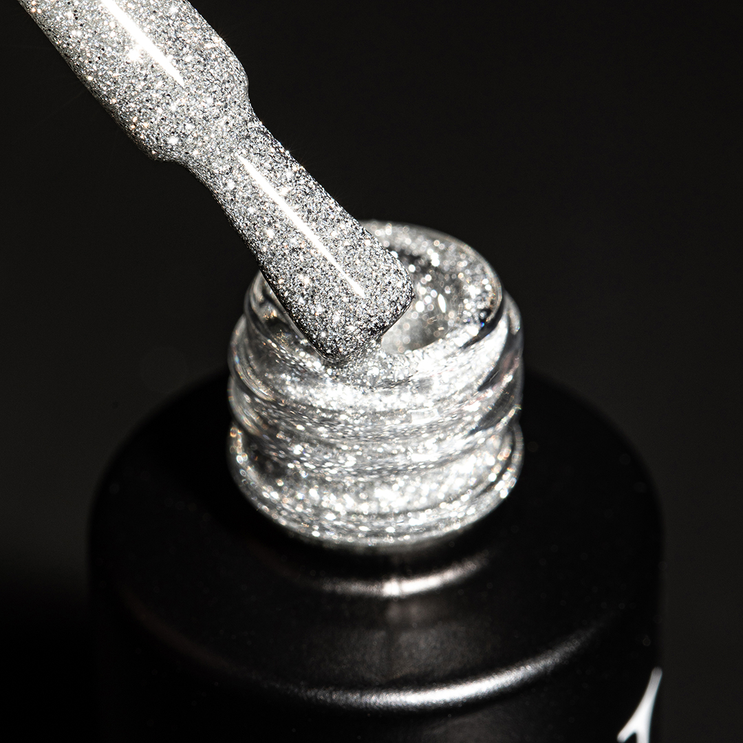 Гель-лак Ice Flash PN серебро, 8 мл