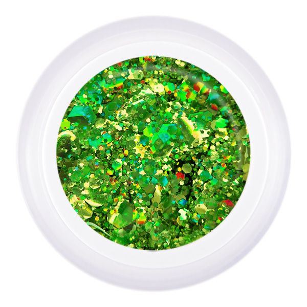 Гель для дизайна с глиттером GYPSY GEL Grass 5гр