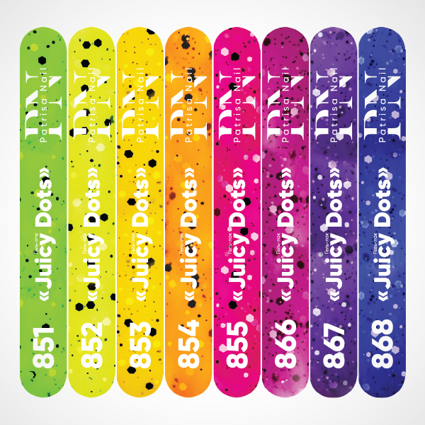 Наклейки на типсы для коллекции "Juice dots"