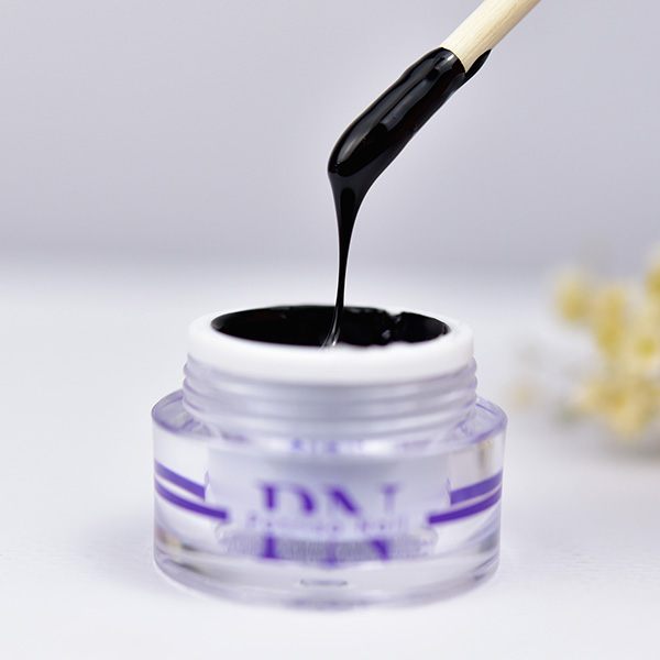 Гель-краска черная №T2 PN стемпинг, аэропуффинг, китайская роспись, 5 гр