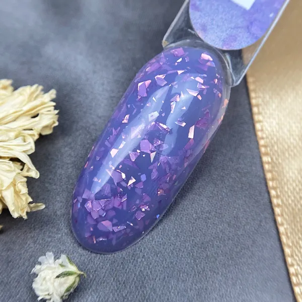 POTAL Lady base PN каучуковая фиолетовая база с лиловой поталью 12 мл