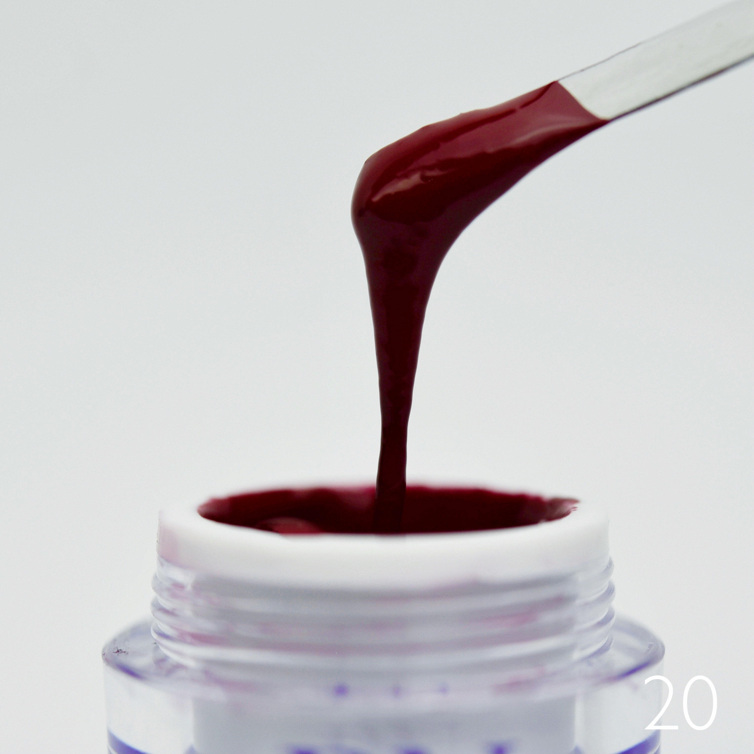 Гель-краска №20 PN малиново-сливовая 5 гр