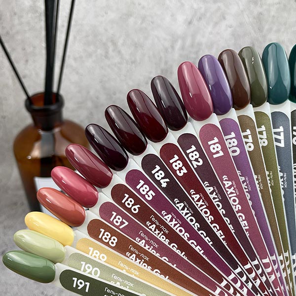 Наклейки на типсы для коллекции "Axios gel"