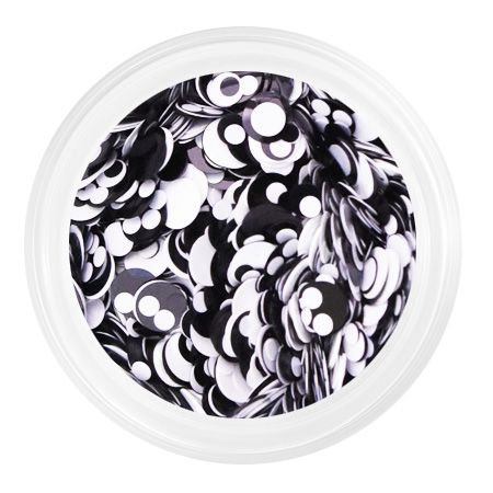 Камифубуки PN К107 "Кружочки" черно-белый монохром