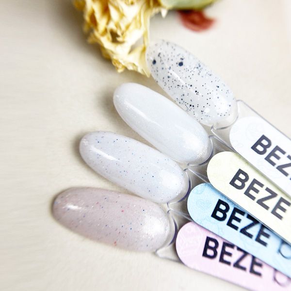 BEZE base PN №1 молочная база с черно-белой крошкой 16 мл