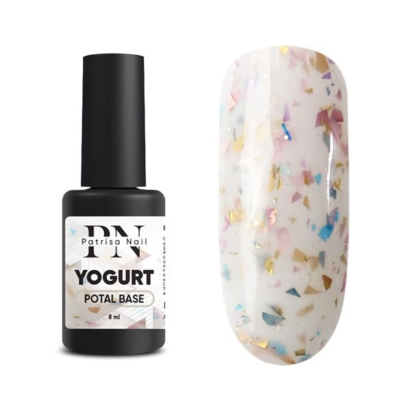 POTAL Yogurt base PN каучуковая молочная база с разноцветной поталью 8 мл